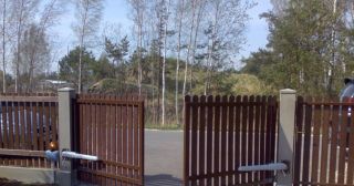 Купить распашные ворота из штакетника Минусинск, цена от 2725 руб.